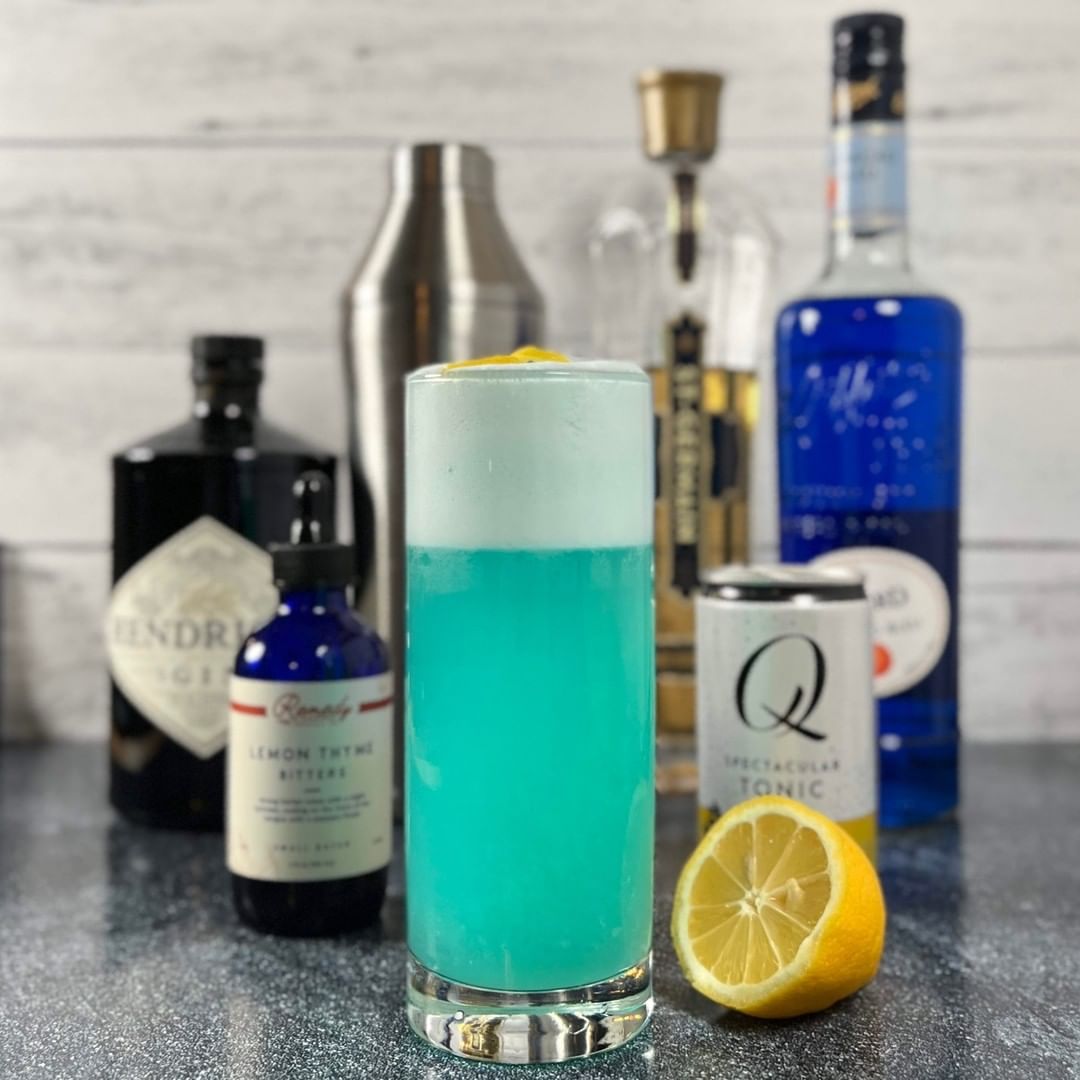 Blue Gin Fizz