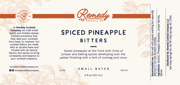 Spiced Pineapple Bitters