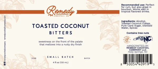Toasted Coconut Bitters