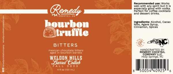 Bourbon Truffle Bitters - Bourbon Barrel Aged Mexican Bitters