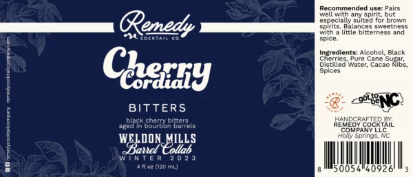 Cherry Cordial Bitters - Bourbon Barrel Aged Black Cherry Bitters